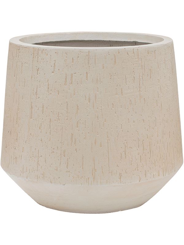 Baq Raindrop Plant Pot 37cm Height 31cm Dia Darcy Beige