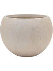 Baq Raindrop Plant Pot 30cm Height 31cm Dia Globe Beige