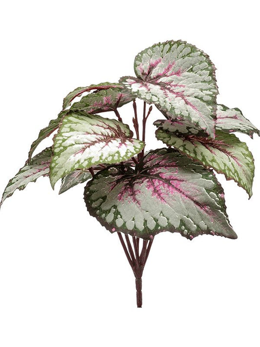Begonia Artificial Plant Premium Faux 25cm Height Artificial Plants