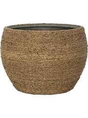 Bohemian Plant Pot 28cm Height 37cm Dia Abby M Straw Grass