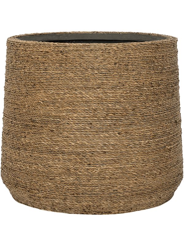 Bohemian Plant Pot 41cm Height 45cm Dia Patt XL Straw Grass