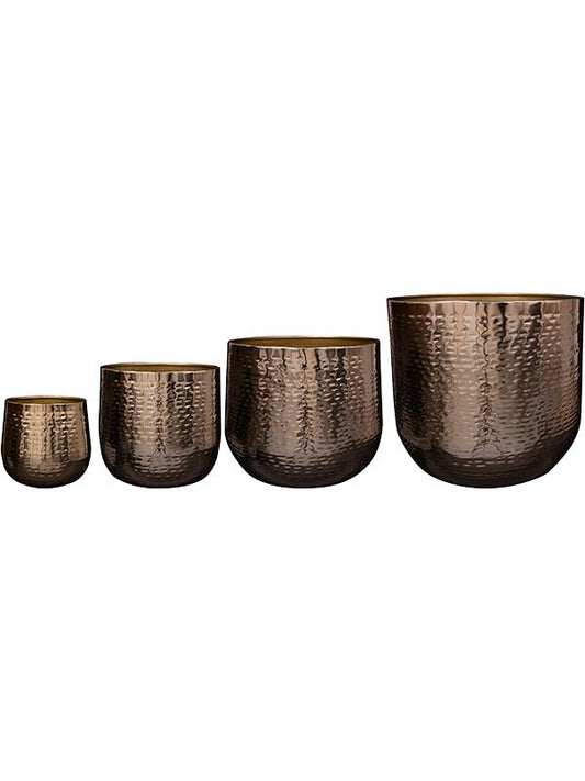 Carly Plant Pot 40cm Height cm Dia Pot Gold (set of 4) Pots & Planters