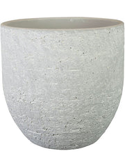 Cas Plant Pot 19cm Height 18cm Dia Pot Cool Grey