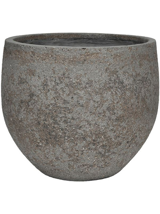 Cement & Stone Plant Pot 21cm Height 20cm Dia Mini Orb M Dioriet Grey