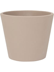 Ceramic Plant Pot 10cm Height 9cm Dia Inez XS Funghi Beige Pots & Planters
