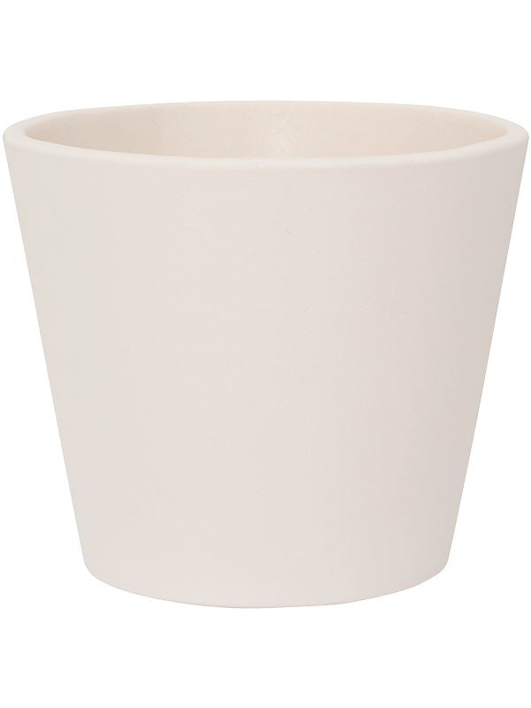 Ceramic Plant Pot 10cm Height 9cm Dia Inez XS Vanilla White Pots & Planters