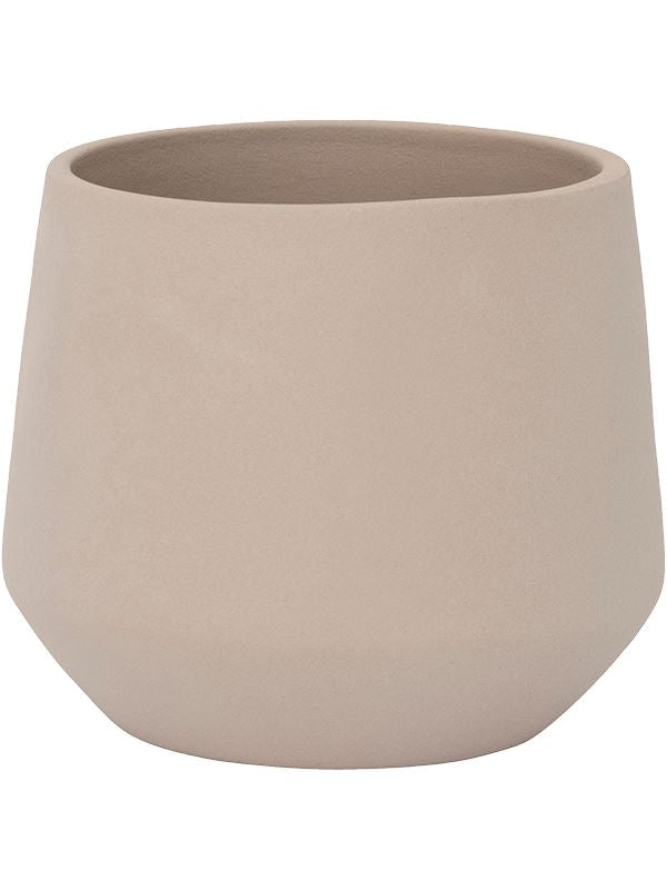 Ceramic Plant Pot 11cm Height 8.5cm Dia Julia XS Funghi Beige Pots & Planters