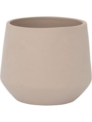 Ceramic Plant Pot 11cm Height 8.5cm Dia Julia XS Funghi Beige Pots & Planters