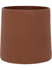 Ceramic Plant Pot 15cm Height 10.5cm Dia Sofia M Peacan Brown Pots & Planters