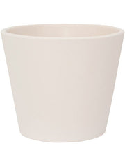 Ceramic Plant Pot 15cm Height 15cm Dia Inez L Vanilla White Pots & Planters