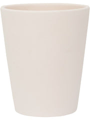 Ceramic Plant Pot 16cm Height 11cm Dia Rosa M Vanilla White Pots & Planters