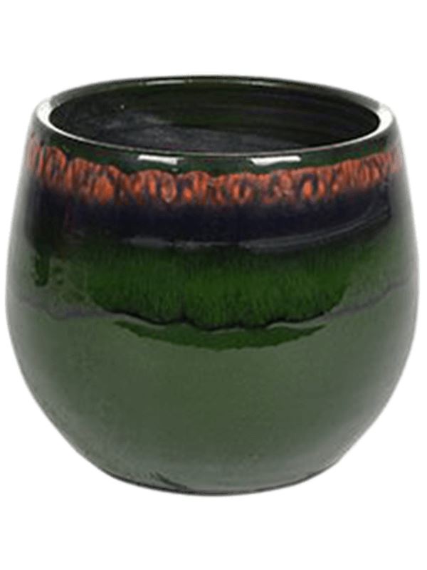 Charlotte Plant Pot 13cm Height 11cm Dia Pot Green