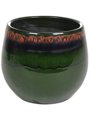 Charlotte Plant Pot 13cm Height 11cm Dia Pot Green