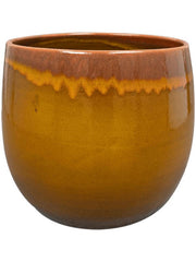 Charlotte Plant Pot 26cm Height 23cm Dia Pot Ochre