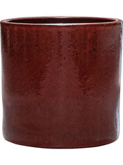 Cylinder Plant Pot 40cm Height 35cm Dia Pot Deep Red Pots & Planters
