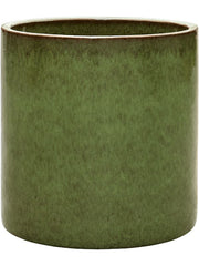 Cylinder Plant Pot 50cm Height 45cm Dia Pot Green Pots & Planters