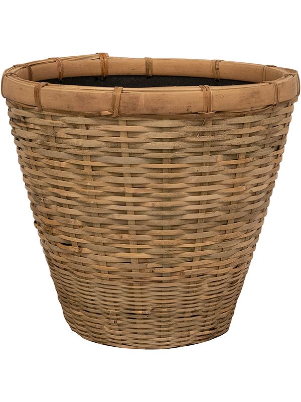 Daina Plant Pot 24cm Height 24cm Dia Pot Bamboo Pots & Planters