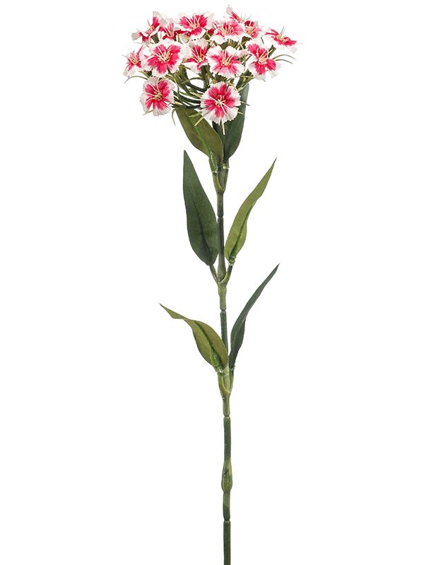 Dianthus Artificial Plant Premium Faux 53cm Height Artificial Plants