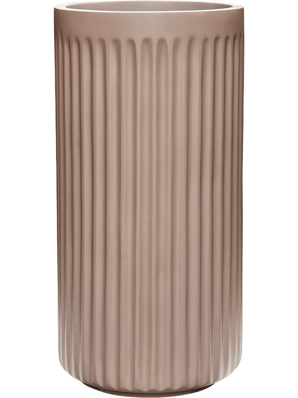Doric Natural Plant Pot 88cm Height 40cm Dia Cylinder Cedar Grey Pots & Planters