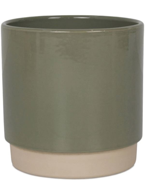 Eno Duo Plant Pot 11cm Height 9cm Dia Pot Dusty Green Pots & Planters