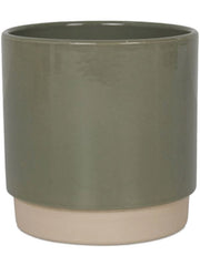 Eno Duo Plant Pot 11cm Height 9cm Dia Pot Dusty Green Pots & Planters