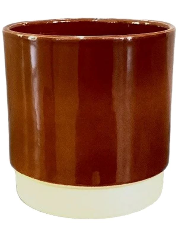 Eno Duo Plant Pot 11cm Height 9cm Dia Pot Dusty Terra Pots & Planters