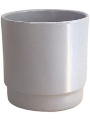 Eno Matt Plant Pot 13cm Height 12cm Dia Pot Grey Pots & Planters
