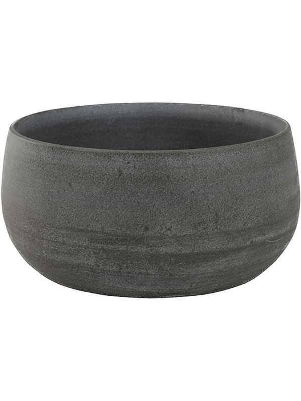 Esra Plant Pot 13cm Height 23cm Dia Bowl Mystic Grey Pots & Planters