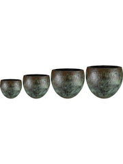Fabien Plant Pot 54cm Height cm Dia Pot Mystic Green (set of 4) Pots & Planters
