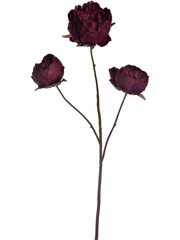 Fall Peony Artificial Plant Premium Faux 82cm Height Artificial Plants