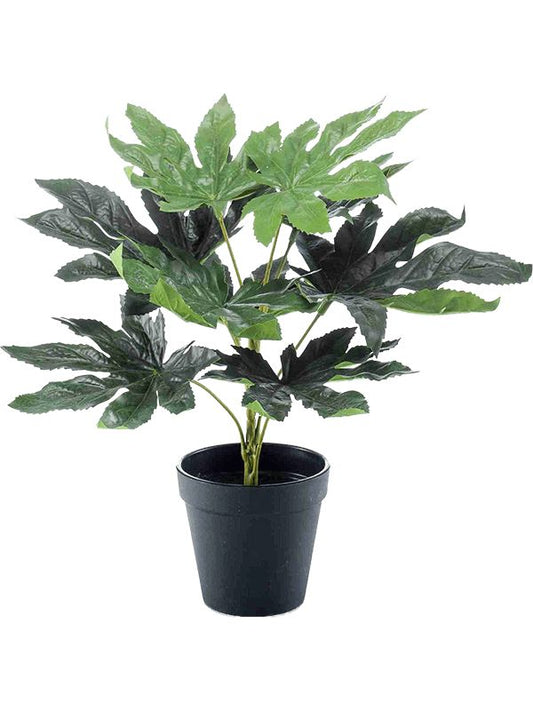 Fatsia Artificial Plant Premium Faux 30cm Height Artificial Plants