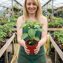 Sweet Pepper Plants - Red King Variety, Ready to Plant in Your Garden