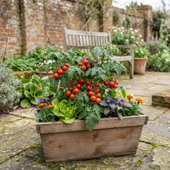 Set of 3 or 6 Large Plants - Tomato Cocktail Crush Variety, Ready to Plant in Your Garden