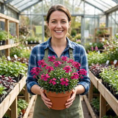 Arabis Barranca Deep Rose, Ready to Plant in Your Garden, 1L