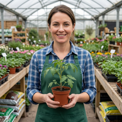 Set of 3 or 6 Large Plants - Tomato Cocktail Crush Variety, Ready to Plant in Your Garden