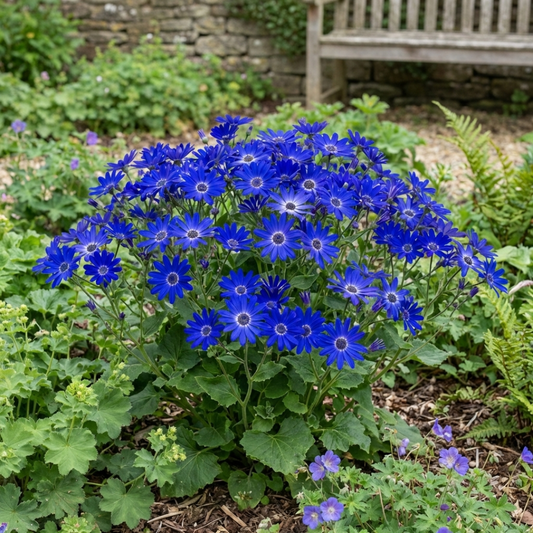 Senetti Deep Blue, Outdoor Garden Ready, 2L Pot
