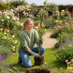 1 Live Outdoor Garden Ready Winter Jasmine Plant - Jasminum nudiflorum, 2L Pot