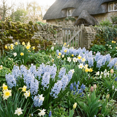Light Blue Hyacinth | 3 x 1 Litre Pots (9 Flowering Bulbs)