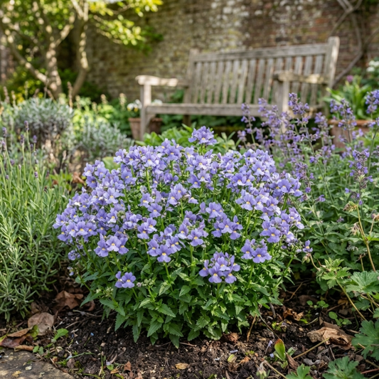 Nemesia Nuvo Blue, Ready to Plant in Your Garden