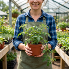 Set of 3 or 6 Large Plants - Tomato Cherry Falls Variety, Ready to Plant in Your Garden