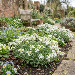 Arabis Aubris White, Ready to Plant in Your Garden, 1L