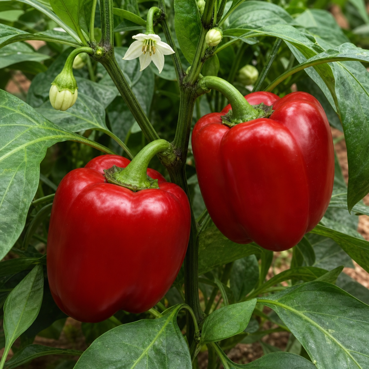 1 Sweet Pepper Red King Plant, Easy to Grow Your Own Vegetables, Garden Ready, 2Ltr Root-Ball