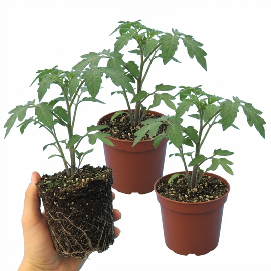 Set of 3 or 6 Large Plants - Tomato Brandy Boy Variety, Ready to Plant in Your Garden