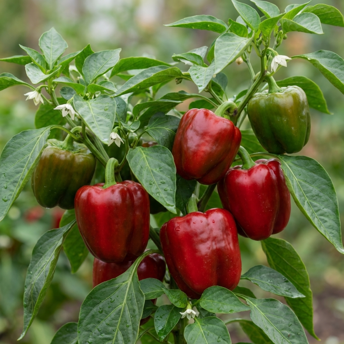 Sweet Pepper Plants - Red King Variety, Ready to Plant in Your Garden