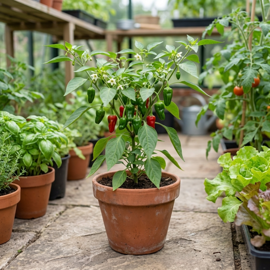 Chilli Pepper Plants - Padron Variety, Ready to Plant in Your Garden