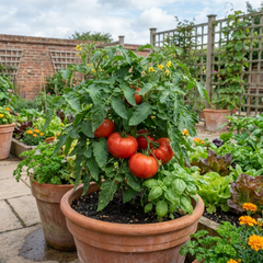 Set of 3 or 6 Large Plants - Tomato Bush Steak (Megabyte), Ready to Plant in Your Garden