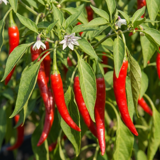 Chilli Pepper Plants - Thai Dragon, Ready to Plant in Your Garden