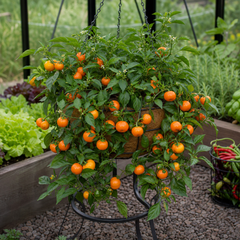 1 Large Plant - Grow Your Own Sweet Pepper Snack Orange, Outdoor Garden Ready