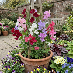 Sweet Pea Mammoth Mix, 10.5 cm Rootballs