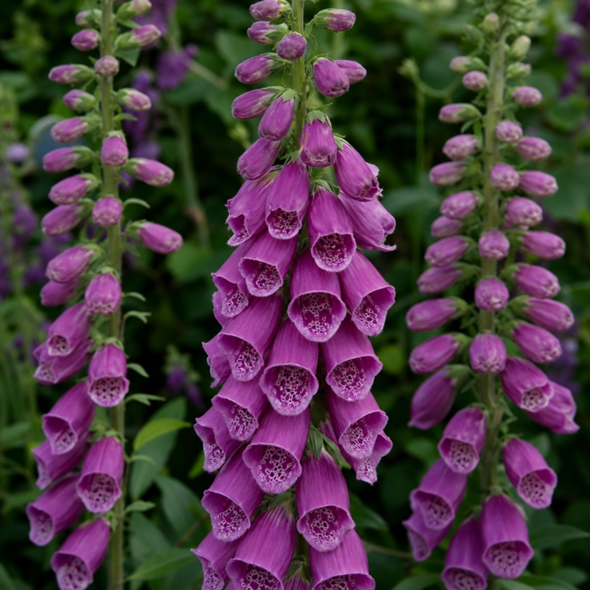 1 Large Plant - Digitalis Dalmatian Purple, Outdoor Garden Ready, 2L Pot